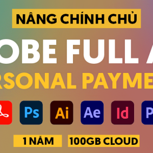 Adobe Full App 100GB Cloud | Pay Personal