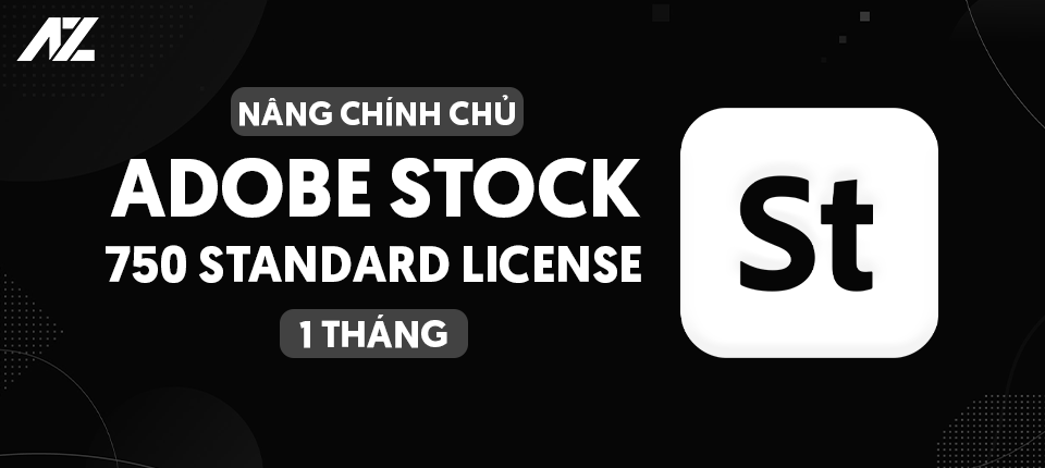 Adobe Stock 750 Standard License 1 Tháng