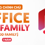 Microsoft 365 Family 1 Slot: Trọn bộ Office, 1TB OneDrive, giá rẻ