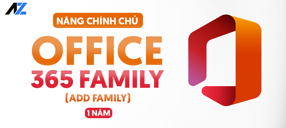 Microsoft Office 365 Family 1 Slot: Trọn bộ Office, 1TB OneDrive, giá rẻ