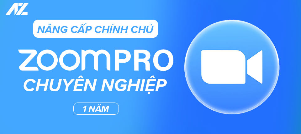 Zoom Pro 1 Năm - Giải pháp hội họp trực tuyến chuyên nghiệp, hiệu quả cho doanh nghiệp